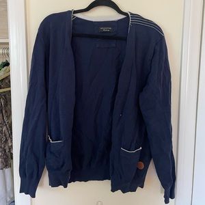 Navy blue cardigan